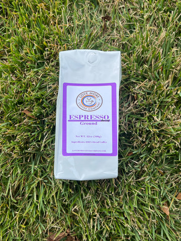 Decaf ground espresso